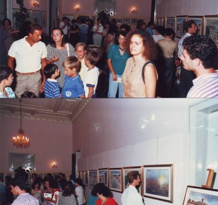 Inaugurazione mostra con Giovanna